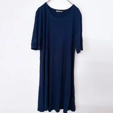 새상품급 cupio [ S ] 네이비 반팔 원피스