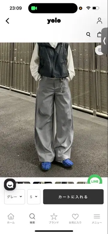 커브 캐주얼 슬랙스 KC0009