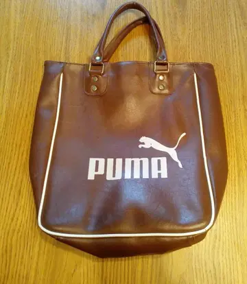 푸마 토트백 브라운 레트로