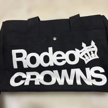 로데오 크라운즈 블랙 토트백