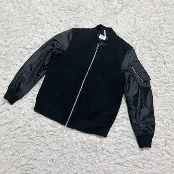 [ c6790 ] BROWNY 점퍼 자켓 블랙 집업