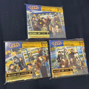 SixTONES GOLD 3 형태 BluRay