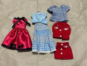 리카짱 옷 갈아입기 의류 세트 3점 세트