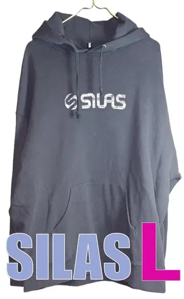 SILAS 후드티 L 사이즈 블랙