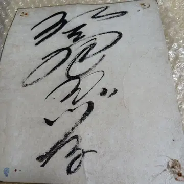 카사기 시즈코 본인 친필 사인, 레어 희귀