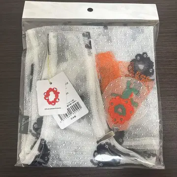 블랙 미야쿠미야쿠 레이스 패션 백 모노톤 컬러 클립: 오렌지