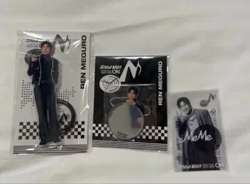 SnowMan ON 라이브 굿즈 메구로 렌 아크릴 스탠드 3점 세트