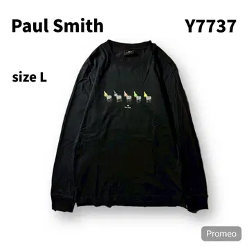 [ 즉시 구매 OK ] Paul Smith 긴팔 T셔츠 사이즈 L 블랙