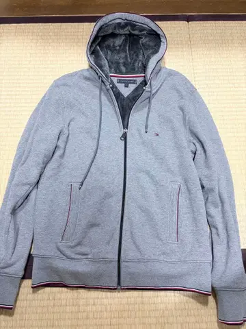 TOMMY HILFIGER 그레이 후드티 L