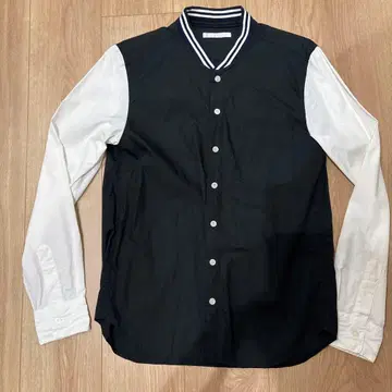 DISCOVERED 디스커버드 스카잔풍 바이컬러 셔츠