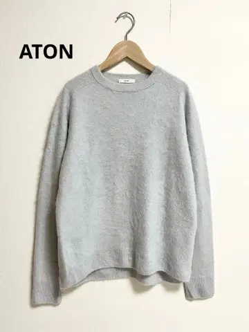 ATON 에이톤 캐시미어 100% 니트 풀오버 M