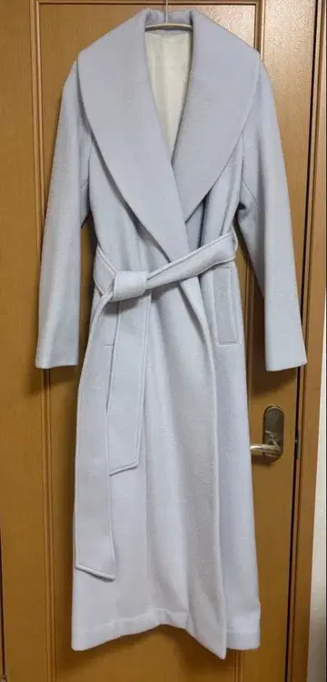 울 롱 가운 코트