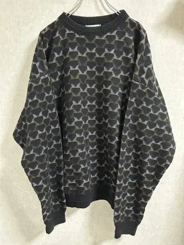 WILLOW BAY 위로베이 빈티지 니트 약 L 블랙 구제 의류