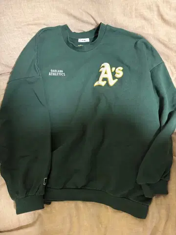 Perushu 오클랜드 애슬레틱스 맨투맨 L