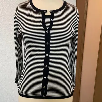 BALLSEY 스트라이프 긴팔 가디건 38