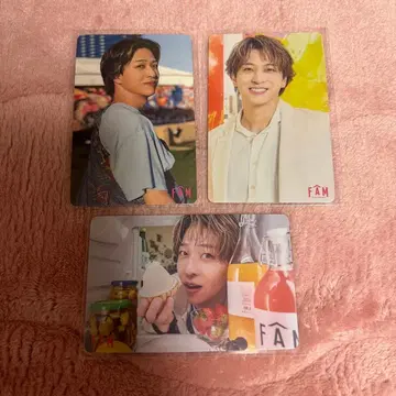 timelesz 테라니시 타쿠토 하라 요시타카 트레이딩 카드 3장 세트