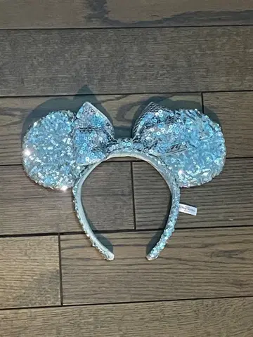 디즈니 스팽글 귀 머리띠