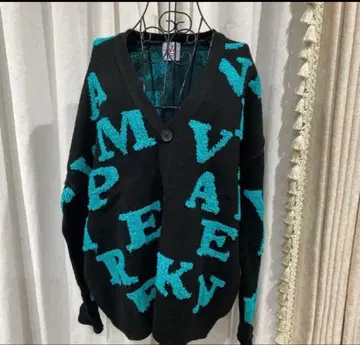 ALPHABET CHENILLE 니트 가디건 (F)