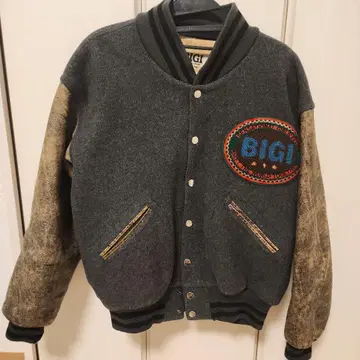 Bigi 바시티 자켓 그레이/베이지