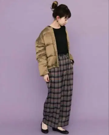 KBF 다운 자켓 브라운 M