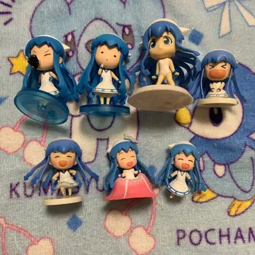 이카무스메 미니 이카 피규어 묶음 판매 나팔꽃 드레스 치비큥