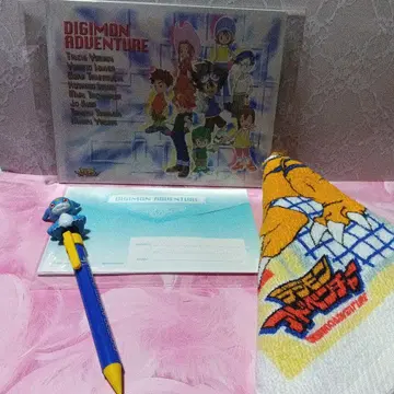 [DIGIMON ADVENTURE] *편지지 & 봉투* 샤프펜 -