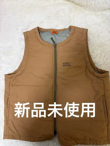 미사용 새상품 KRIFF MAYER 충전솜 베스트 XL 로고 자수