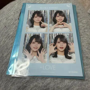 = LOVE 사사키 마이카 4컷 포토 카드