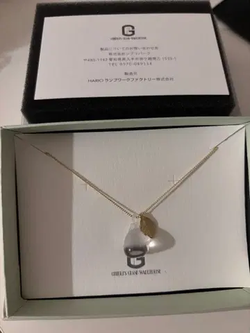 HARIO 유리 펜던트 목걸이 토토로 작은 토토로 지브리 파크