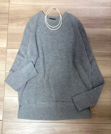 새상품급 띠어리 KARENIA 풀오버 니트 그레이 S