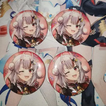 백귀 아야메 크리스마스 캔뱃지 4개