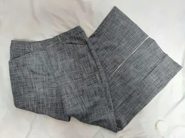 새상품 택 COMME CA 스트레이트 팬츠 11호 블랙 계열 파이브 폭스