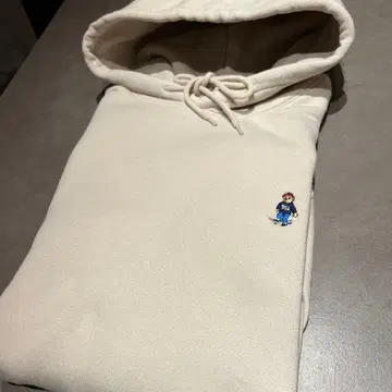 FREAK'S STORE 크림색 후드 부착 후드티