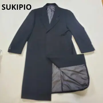 [스키피오] 체스터 코트 캐시미어 울 롱 맥시 길이 115cm