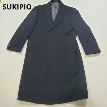 [스키피오] 체스터 코트 캐시미어 울 롱 맥시 길이 115cm