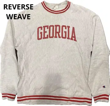 Champion 리버스 위브 GEORGIA 칼리지 프린트 맨투맨