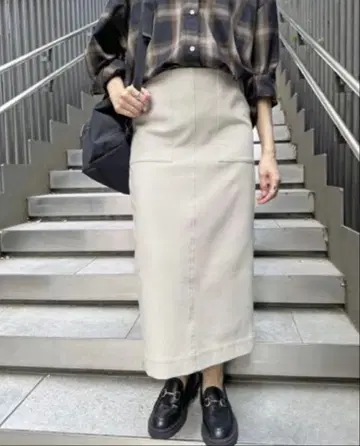 거의 새상품 Spick & Span 워셔블 스트레치 타이트 스커트