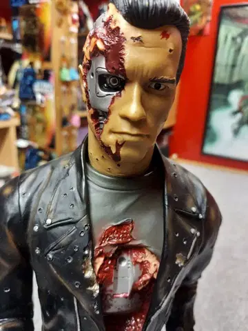 터미네이터 피규어 가죽 자켓 약 30cm