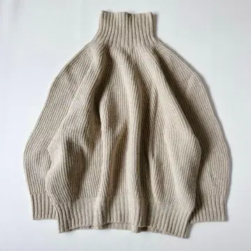 새상품급 24AW 안필 터틀넥 아제편 니트 풀오버