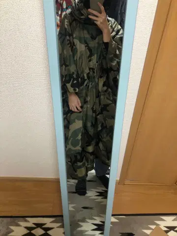 카모플라쥬 레인코트