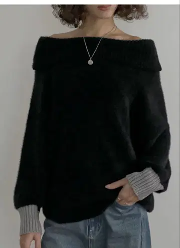 Re : EDIT 2WAY 오프숄더 니트 리디