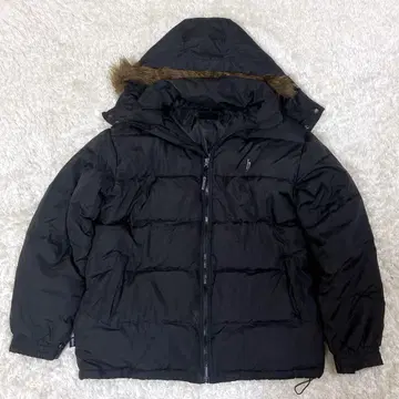 archive y2k 퍼 다운 자켓 헤이세이 갸루 남자 블랙 XL