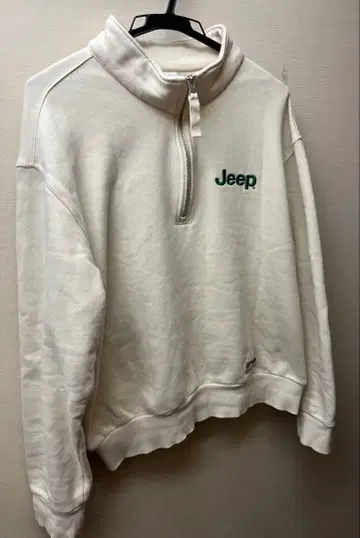 Jeep 하프 지퍼 맨투맨