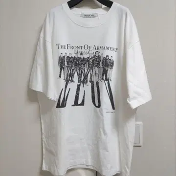 크로우즈 dress camp 티셔츠 무장전선 사이즈 LL 화이트