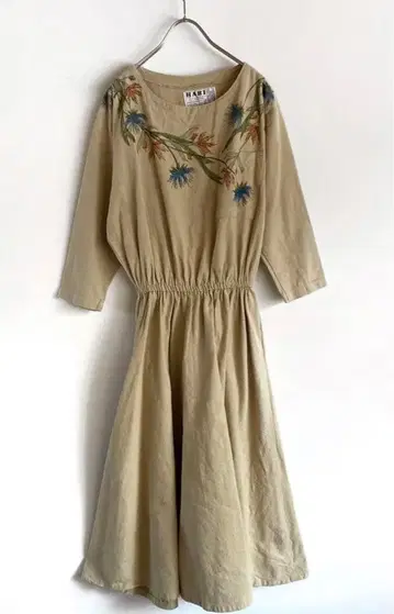 빈티지 꽃무늬 코튼 롱 원피스