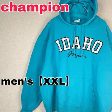 Z401 [champion] 후드 맨투맨 [남성용 XXL] 스카이블루