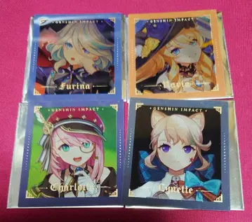 원신 애니메이트 특전 클리어 포토 카드