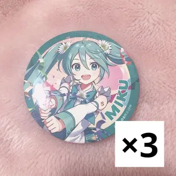 요미우리랜드 하츠네 미쿠 캔뱃지