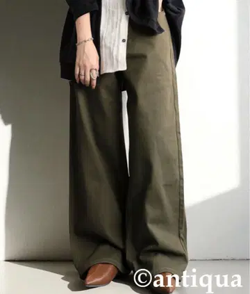 [ 미사용 새상품 ] antiqua 안티카 와이드 데님 팬츠