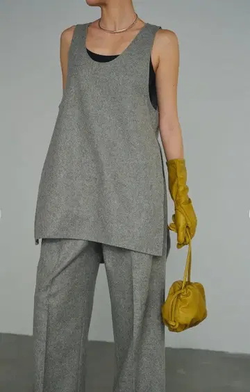 chieko 3piece - flannel tank vest